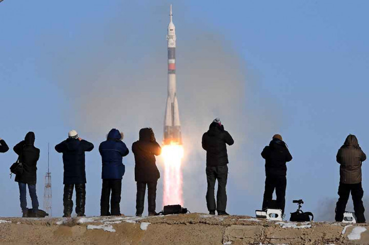 Pesawat ruang angkasa Soyuz MS-07 meluncur dari Kosmodrom Baikonur, Kazakhstan menuju Stasiun Luar Angkasa Internasional (ISS) pada Minggu, 17 Desember 2017 pukul 01.21 waktu setempat.