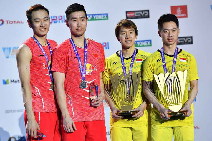 Dalam turnamen bertajuk BWF World Super Series Finals 2017 yang dilangsungkan di Hamdan Sports Complex, Dubai, Uni Emirat Arab itu, pasangan Indonesia tersebut berhasil menjadi kampiun usai mengalahkan pasangan Tiongkok, Liu Cheng/Zhang Nan dengan  skor 21-16, 21-18.