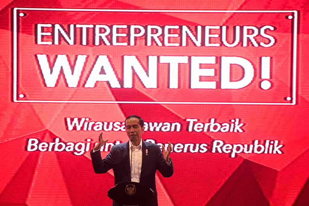 Presiden berpesan agar anak-anak muda tersebut tidak melihat jumlah investasi yang ditanamkannya melainkan 'brand value' yang sangat besar potensinya saat dirinya memberikan 'endorsement' terhadap setiap produk yang mereka hasilkan. 