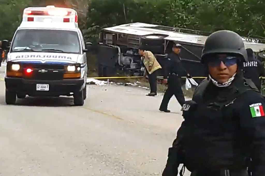 Para korban merupakan wisatawan yang menumpang kapal pesiar Royal Caribbean. Mereka termasuk orang Italia dan Kanada. Kecelakaan terjadi saat bus tersebut menuju reruntuhan suku Maya di Chacchoben, sekitar 110 mil (175 kilometer) selatan Tulum.