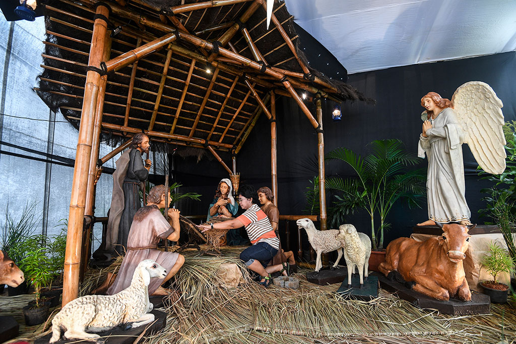 Persiapan Perayaan Natal  Gereja  Katedral  Jakarta  Medcom id