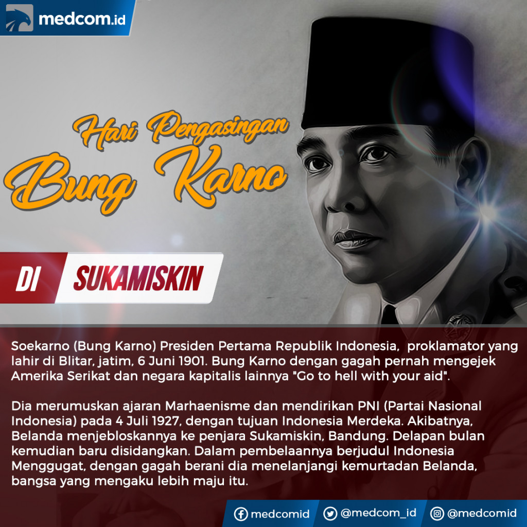 Hari Pengasingan Bung Karno di Sukamiskin
