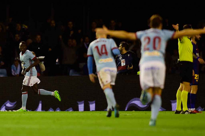 Pemain asal Denmark Pione Sisto menyamakan kedudukan untuk Celta pada menit ke-31. Skor 1-1 bertahan hingga jeda.