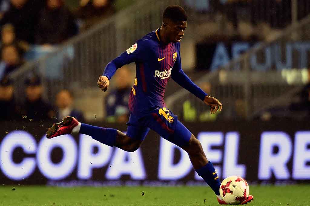 Pemain termahal Barca Ousmane Dembele masuk pada babak kedua untuk mencatatkan penampilan perdananya sejak mengalami cedera otot paha belakang pada September 2017, dan nyaris mencetak gol penentu kemenangan, namun tembakannya dapat diantisipasi kiper celta Sergio Alvarez.