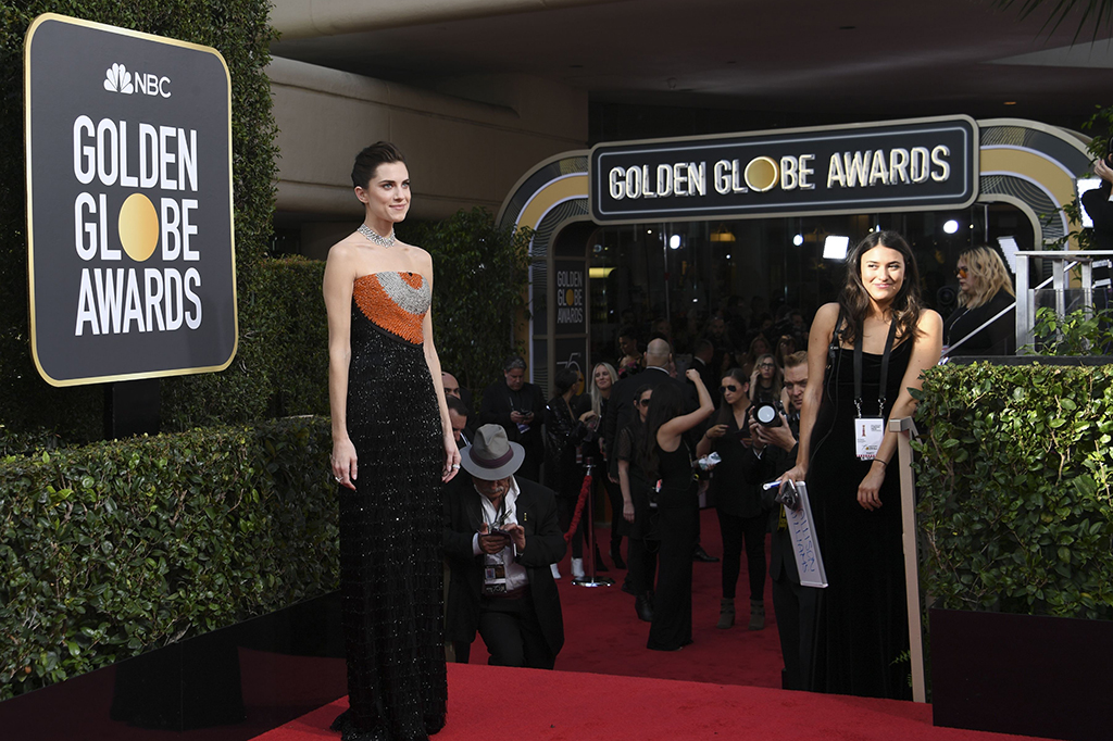 Warna hitam akan mendominasi penyelenggaraan Golden Globe Awards 2018 di Los Angeles, California.
