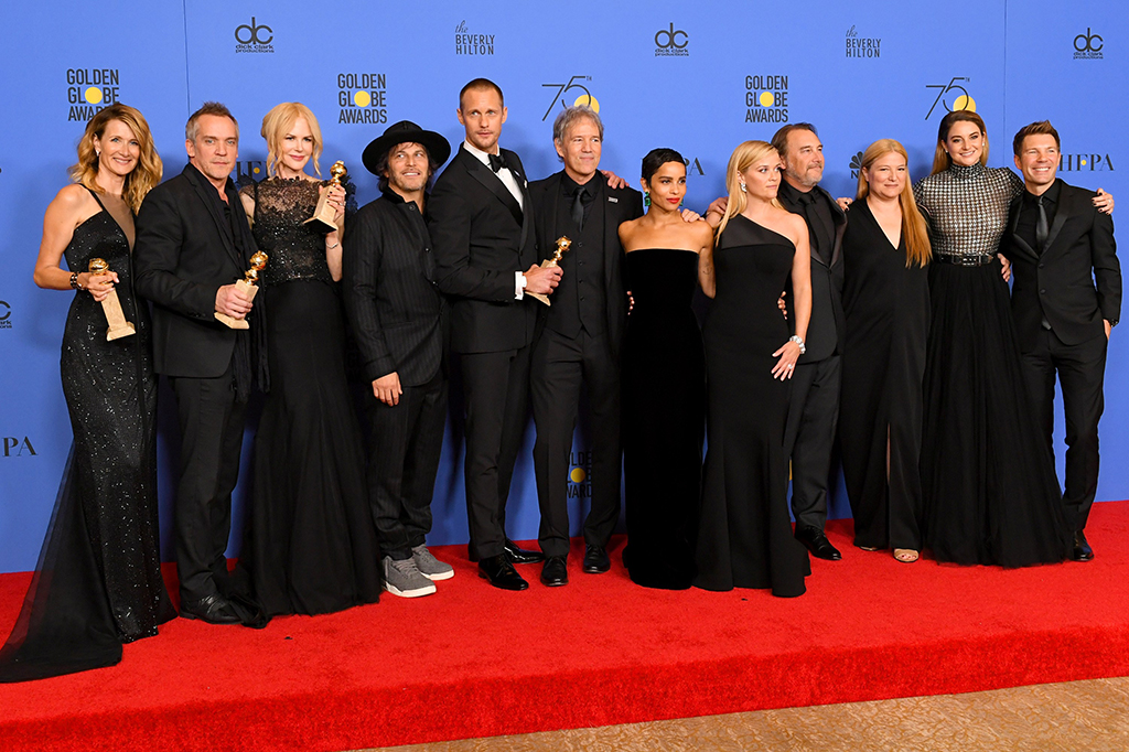 Golden Globe tahun ini berjalan lancar, Film Big Little Lies, Missouri dan serial Big Little Lies memenangkan piala Golden Globe terbanyak, masing-masing empat piala.