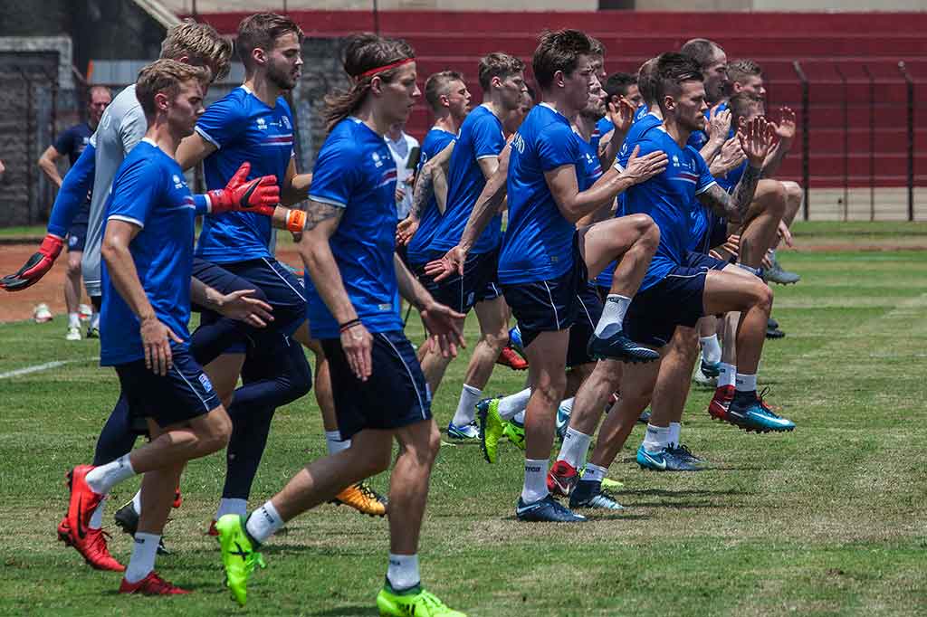 Latihan tersebut sebagai persiapan jelang laga uji coba melawan Timnas Indonesia Selection pada Kamis, 11 Januari 2018 di Stadion Maguwoharjo, Sleman.