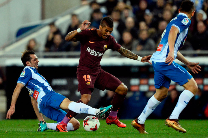 Laga babak pertama yang digelar di RCDE Stadium, Cornella de Llobregat berlangsung seru. Pemain kedua kesebelasan saling berbalas serangan, namun gagal untuk mencetak gol.