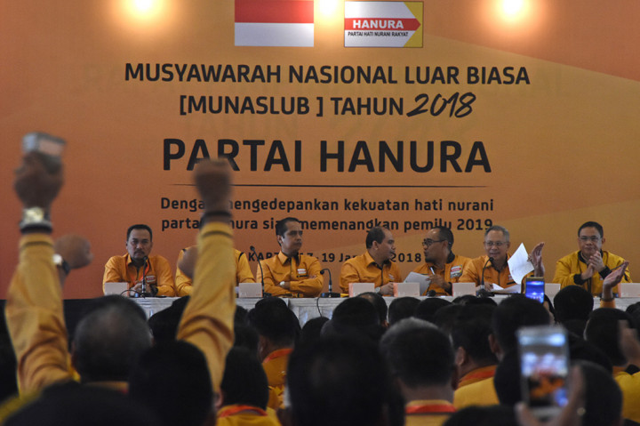 Pengangkatan Daryatmo diakukan setelah 27 DPD dan 401 DPC Hanura memutuskan memberhentikan Oesman Sapta Odang atau OSO sebagai Ketua Umum Partai Hanura.