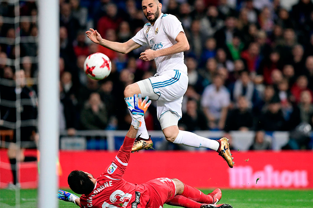 Karim Benzema berhasil menyamakan kedudukan dua menit babak kedua berjalan. Menerima umpan terobosan dari Lucas Vazquez melakukan, Benzema menaklukkan kiper Leganes Nereo Champagne dari sudut sempit.