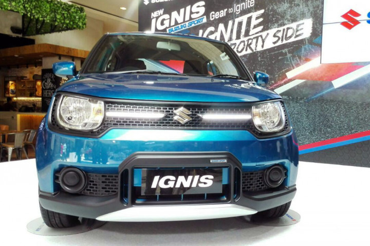 Sejumlah perubahan terjadi untuk tampilan Ignis Sport Edition. Bagian depan tampak berbeda dengan bumper baru dan LED DRL di bagian  grill.