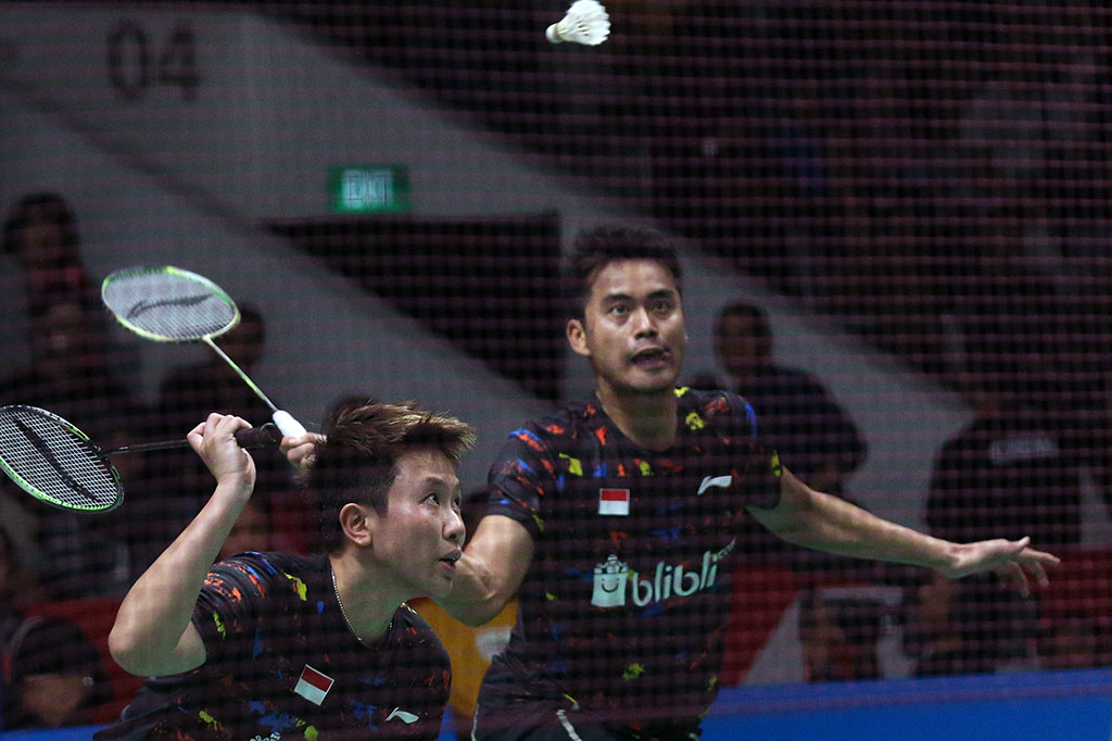 Hal itu dipastikan, setelah calon lawan yang mereka hadapi di semifinal, dipastikan sama-sama berasal dari Indonesia antara Praveen Jordan/Melati Daeva Oktavianti atau Yantoni Edy Saputra/Marsheilla Gischa Islami.