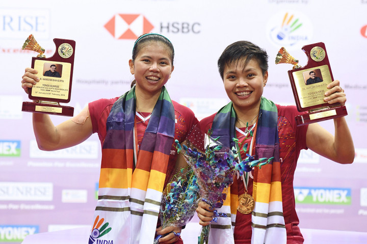 Ganda putri Indonesia, Greysia Polii/Apriyani Rahayu sukses menjuarai ajang bulutangkis India Terbuka Super Series 2018. 