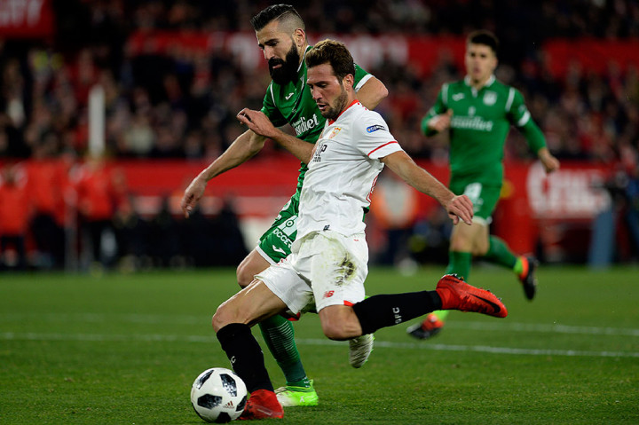 Tuan rumah baru bisa menggandakan keunggulan satu menit menjelang bubaran lewat Franco Vazquez. Tembakan kaki kirinya dari sudut sempit gagal diantisipasi kiper Leganes Nereo Champagne.