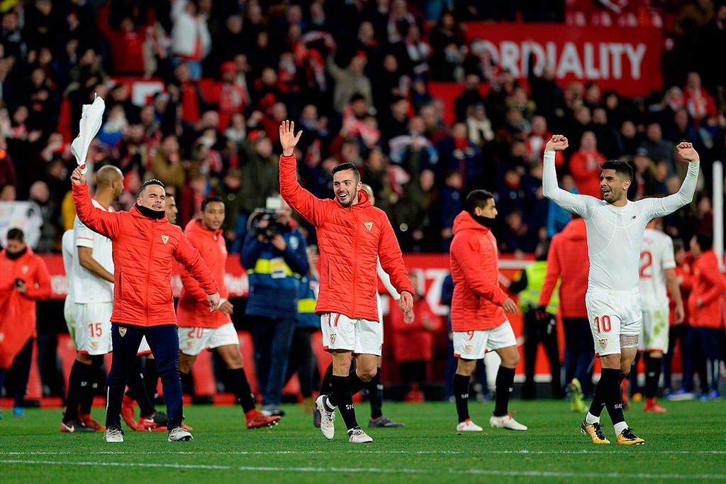 Di partai final pada 21 April 2018 mendatang Sevilla akan menghadapi pemenang  antara Barcelona melawan Valenvia yang baru akan bertanding Jumat, 9 Februari 2018 dini hari WIB. Di leg pertama juara bertahan Barca unggul 1-0. 