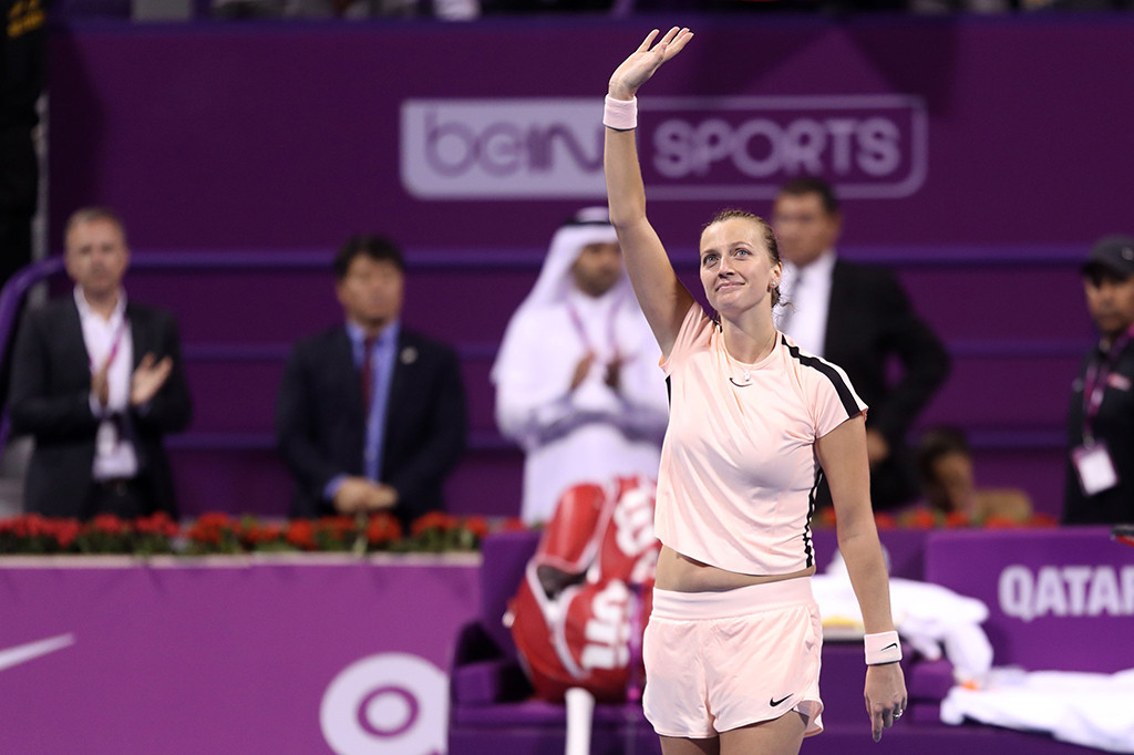 Ini menjadi gelar kedua Kvitova di 2018, setelah juara di St. Petersburg di awal bulan ini dan akan kembali menembus jajaran 10 petenis peringkat teratas.