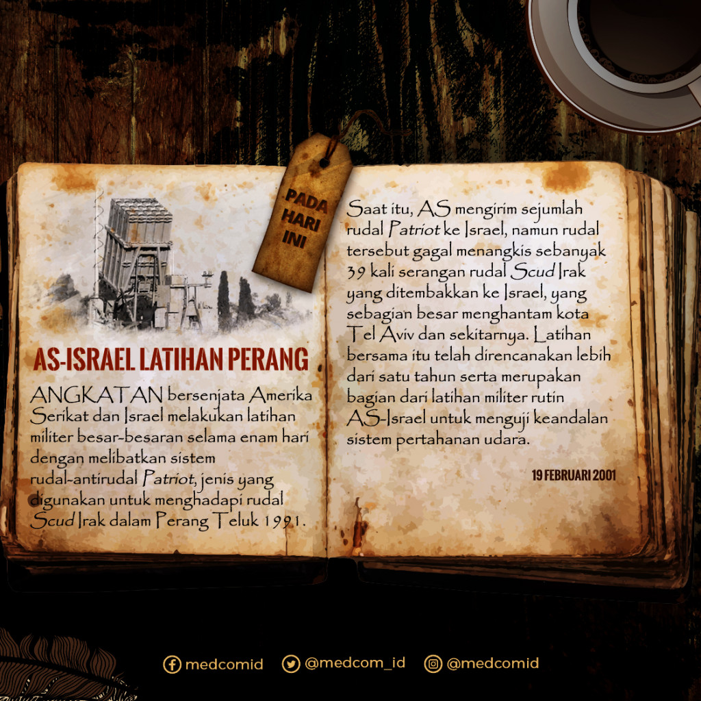 Hari Ini: AS - Israel Latihan Perang