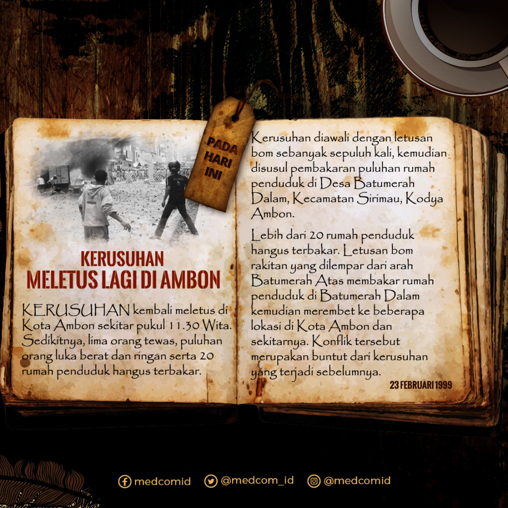 Hari Ini: Kerusuhan Meletus Lagi di Ambon