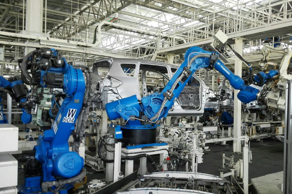 Pabrik Suzuki di Cikarang, Jawa Barat sudah dilengkapi dengan teknologi robotik generasi terbaru.