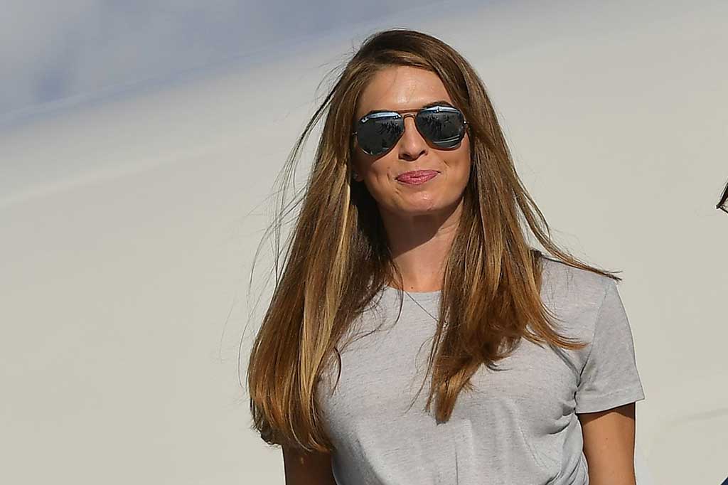 Hope, 29, diperkirakan memainkan peran yang tak tersentuh di West Wing, dan seringkali dipandang sebagai putri titipan ketimbang staf. Barangkali yang terpenting ialah ia bertugas sebagai teeman dan 'pengabsah', yang selalu siap untuk memberi Trump dosis bantuan positif. Hope adalah orang keempat yang menduduki posisi Direktur Komunikasi sejak Trump diambil sumpahnya.