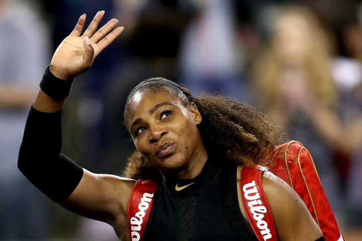 Serena menundukkan lawannya dari Kazakhstan usai mengemas 34 winner dan 27 kesalahan sendiri.