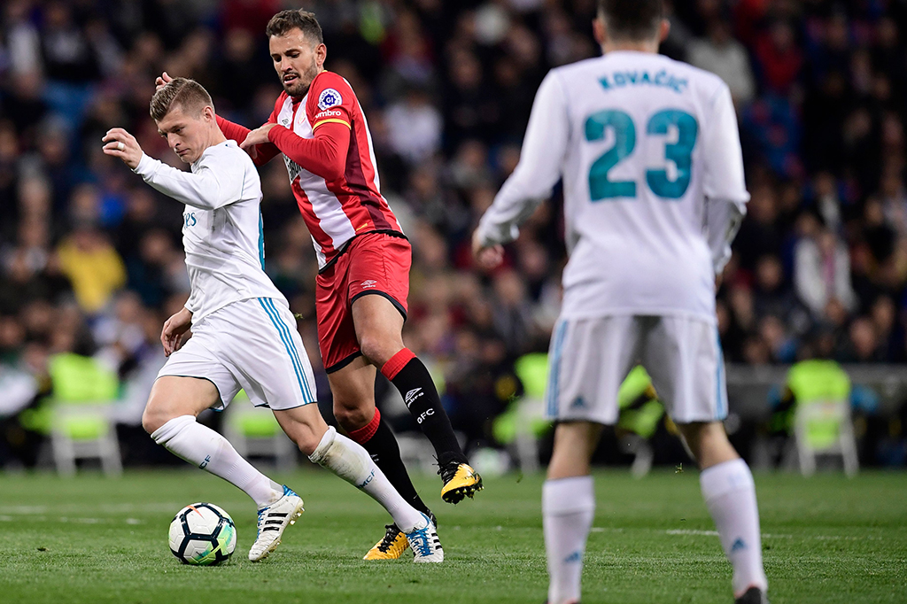 Setelah itu, kedua tim silih berganti mencetak gol hingga akhir pertandingan. Stuani menjaringkan gol keduanya yang dibalas gol pemain pengganti Real Madrid, Gareth Bale.