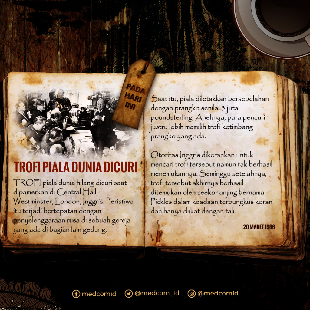 Hari Ini: Trofi Piala Dunia Dicuri