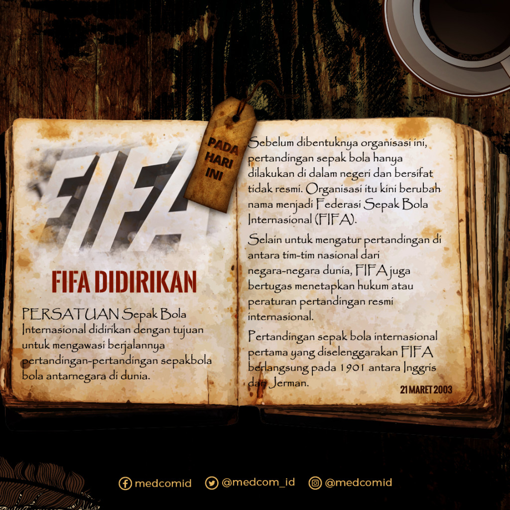 Hari Ini: FIFA Didirikan