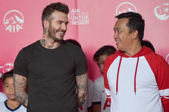 Menpora menyatakan bahwa kedatangan suami Victoria Beckham tersebut ke Tanah Air merupakan suatu kebanggaan, sekaligus memotivasi untuk hidup sehat. 