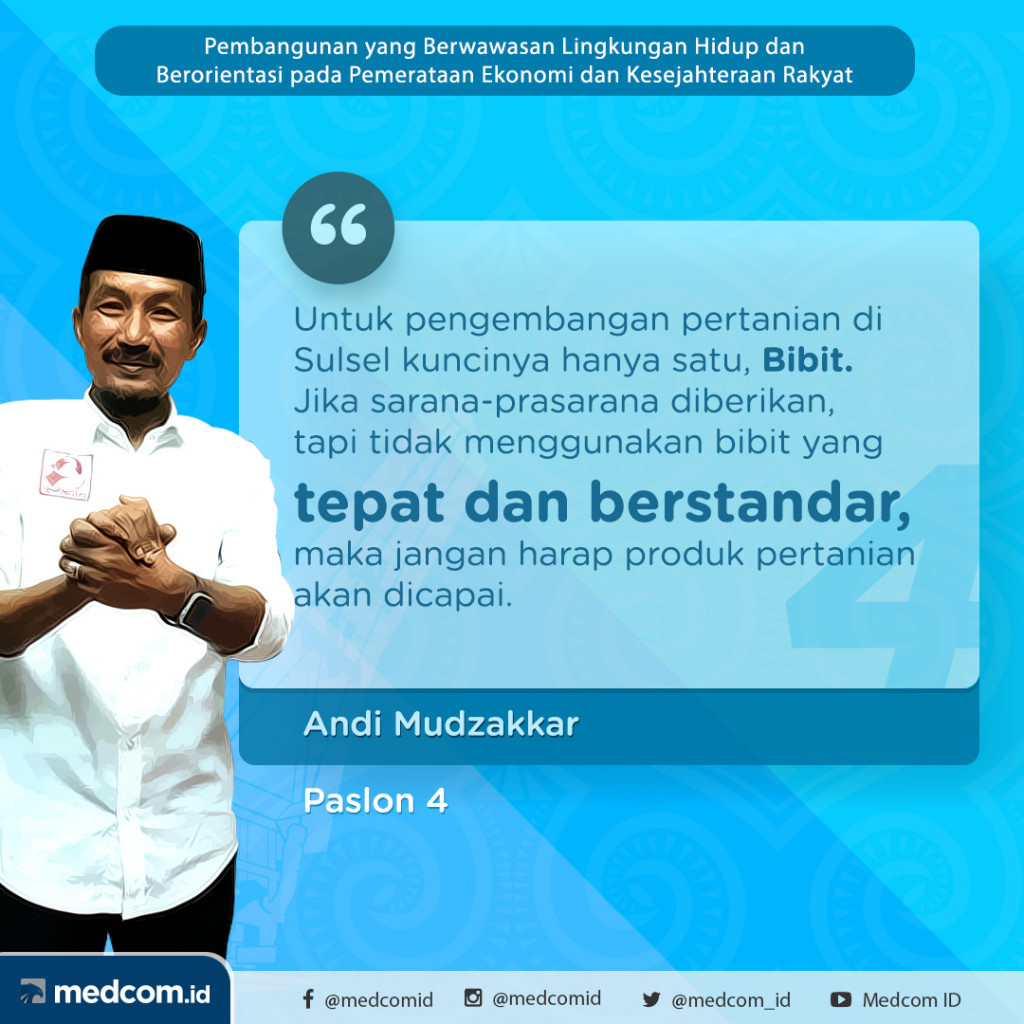 Debat Pilkada 2018: Sulawesi Selatan, Pasangan Calon Nomor Urut 4