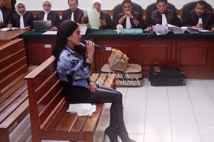 Dalam kesaksiannya, Syahrini menjelaskan keterkaitannya dalam kasus First Travel sebatas mempromosikan biro perjalanan umrah tersebut di media sosial dengan kompensasi umrah gratis.