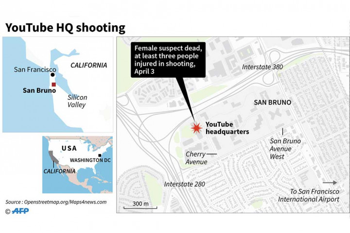Kantor pusat YouTube terletak sekitar 50 kilometer dari gedung utama Google di Mountain View.