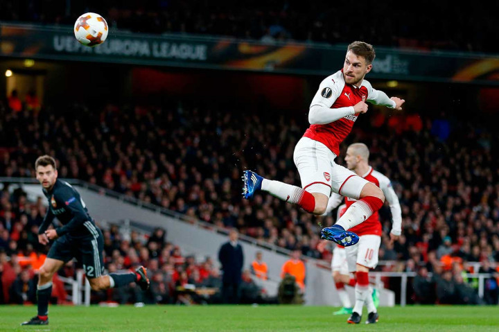 Pada menit ke-38 Ramsey kembali mencatatkan namanya di papan skor untuk membawa timnya unggul 3-1. Mendapat umpan dari Ozil, sontekan Ramsey gagal diantisipasi kiper Igor Akinfeev.