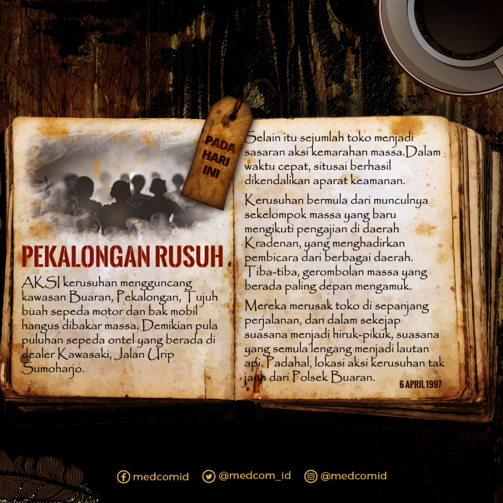 Hari Ini: Pekalongan Rusuh (6 April 1997)