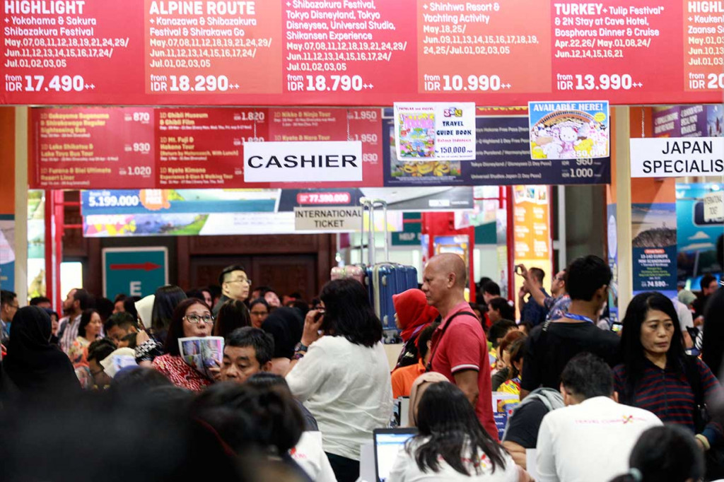 GATF 2018 di Jakarta menargetkan total transaksi sebesar Rp285 miliar dan 80.000 pengunjung selama tiga hari pameran. Untuk GATF kali ini Garuda bekerja sama dengan Bank Mandiri sebagai bank mitra.