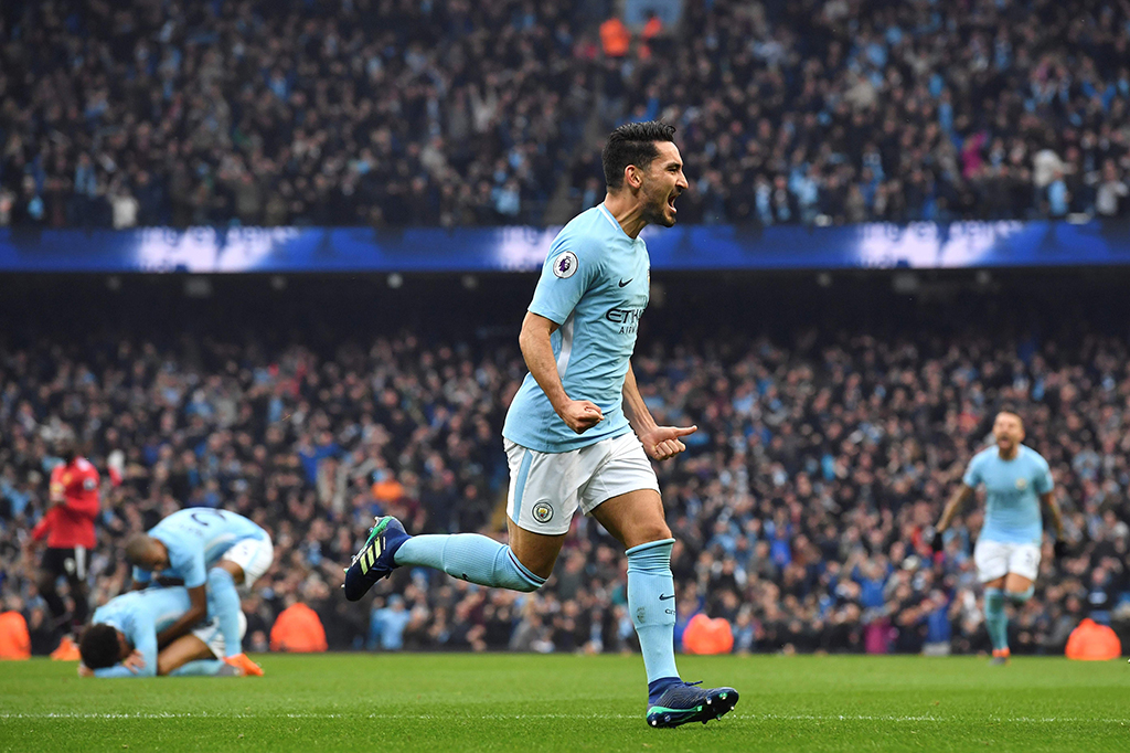 Gawang Man United kembali kebobolan pada menit ke-31. Lewat kerja sama yang apik dengan Raheem Sterling, Ilkay Gundogan berhasil membobol gawang Man United lewat tendangan mendatar kaki kanan ke pojok kiri gawang.
