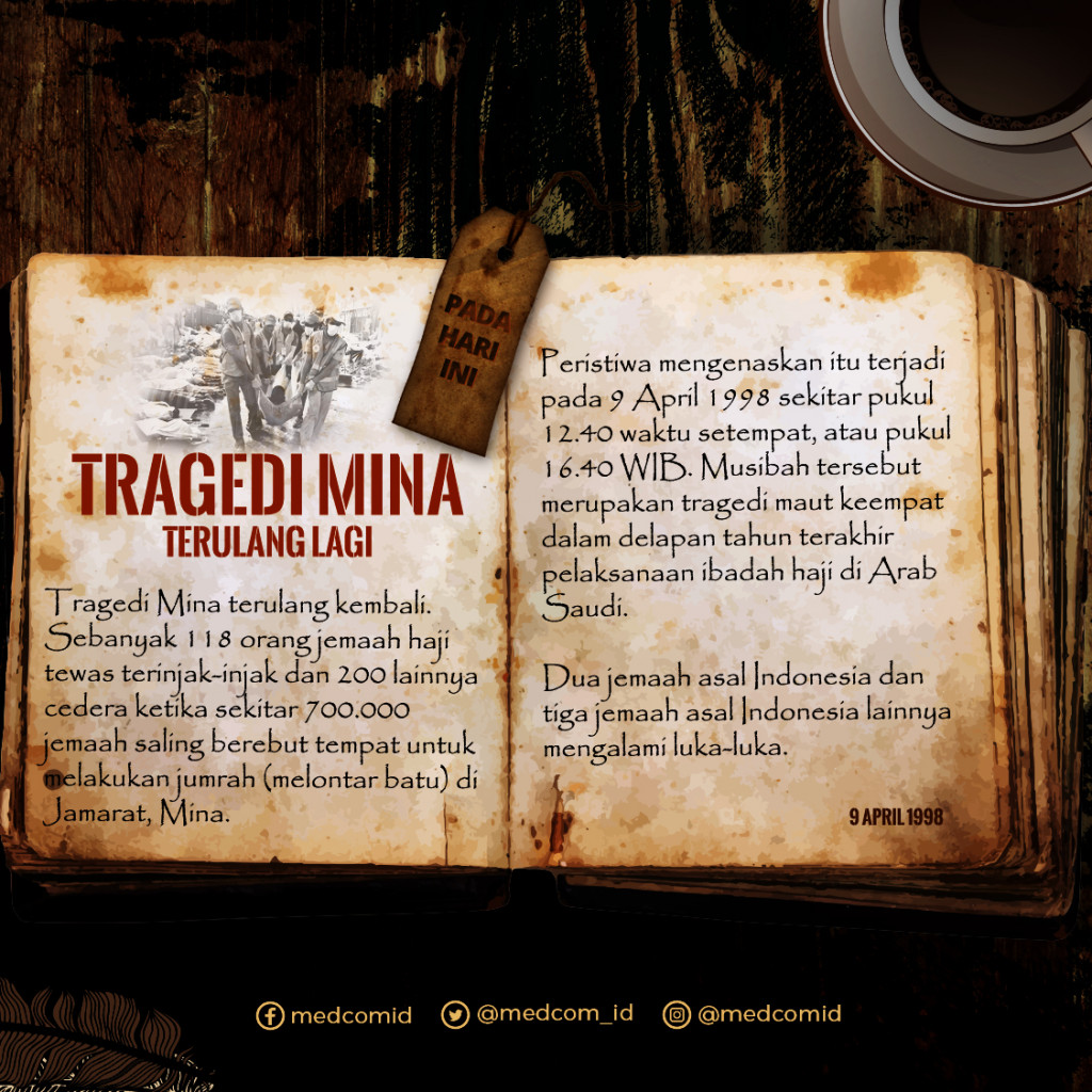 Hari ini: Tragedi Mina Terulang, 118 Jemaah Tewas