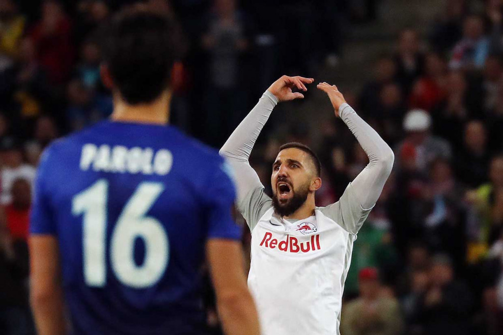 Keunggulan Lazio tidak bertahan lama, Munas Dabbur menyamakan kedudukan melalui sepakannya yang terdefleksi dan tidak dapat dicapai kiper Thomas Strakosha.