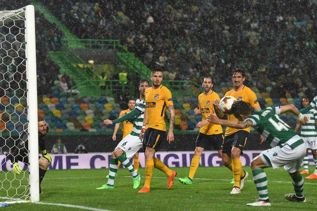 Gol berawal dari umpan silang dari sisi kiri pertahanan lawan yang gagal diantisipasi kiper Jan Oblak. Bola kemudian disambut tandukan Montero yang tidak terkawal.