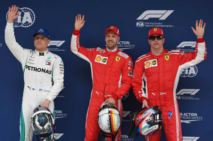 Untuk musim ini, merebut 'pole position' merupakan yang kedua kalinya bagi Vettel, dan yang pertama di Shanghai bagi tim Ferrari sejak pembalap Brasil Rubens Barrichello start pertama di GP Tiongkok tahun 2004. Tim asal Italia ini terakhir menang di GP Tiongkok pada 2013.