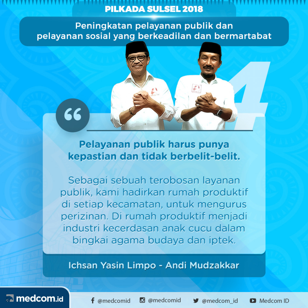 Debat Pilkada 2018: Sulawesi Selatan, Pasangan Calon Nomor Urut 4