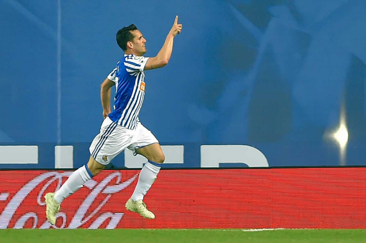 Sociedad menggandakan keunggulan pada menit ke-80 lewat Juanmi.