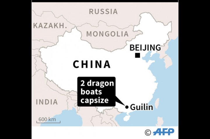 Sekitar 200 orang otoritas China dikerahkan untuk mencari jasad korban yang masih belum ditemukan akibat insiden perahu naga itu.