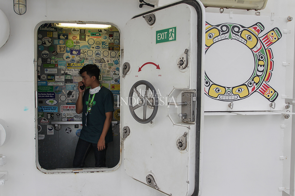 Melihat Bagian Dalam Kapal Rainbow Warrior - Medcom.id