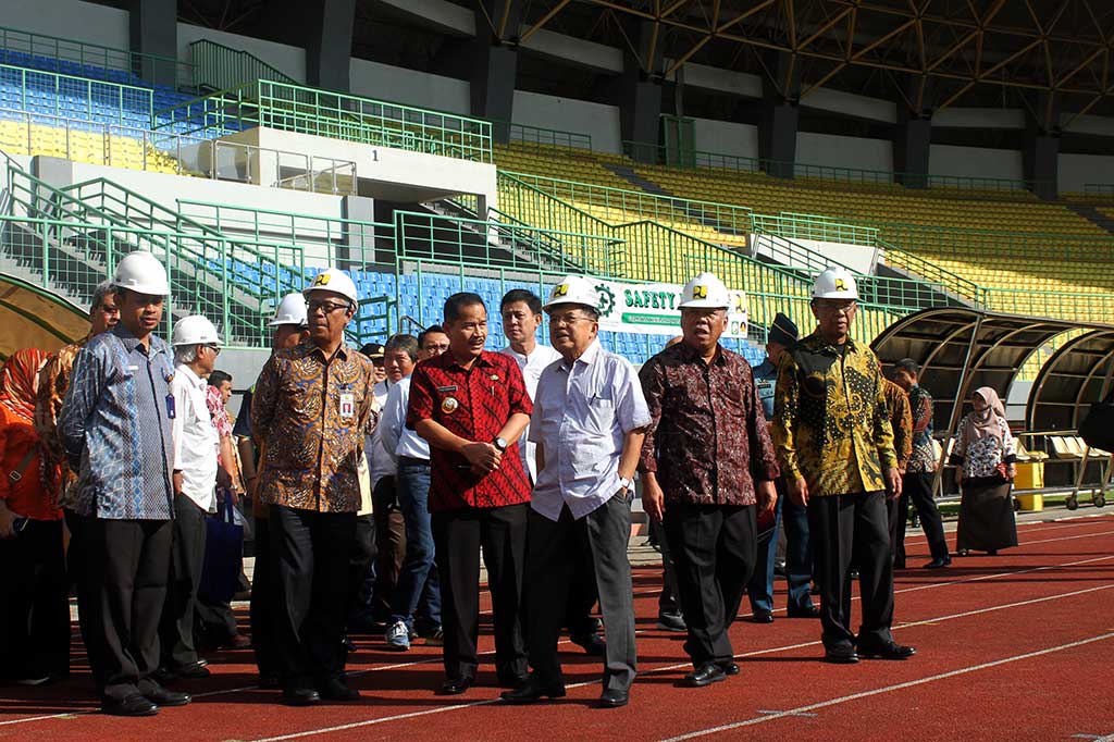 Selain Stadion Patriot, Wapres juga meninjau Velodrome Rawamangun yang akan dipakai untuk pertandingan cabang olahraga balap sepeda. Terakhir, Wapres Kalla memeriksa kesiapan lokasi pertandingan untuk cabang olahraga jet ski dan layar di kawasan Ancol, Jakarta Pusat.