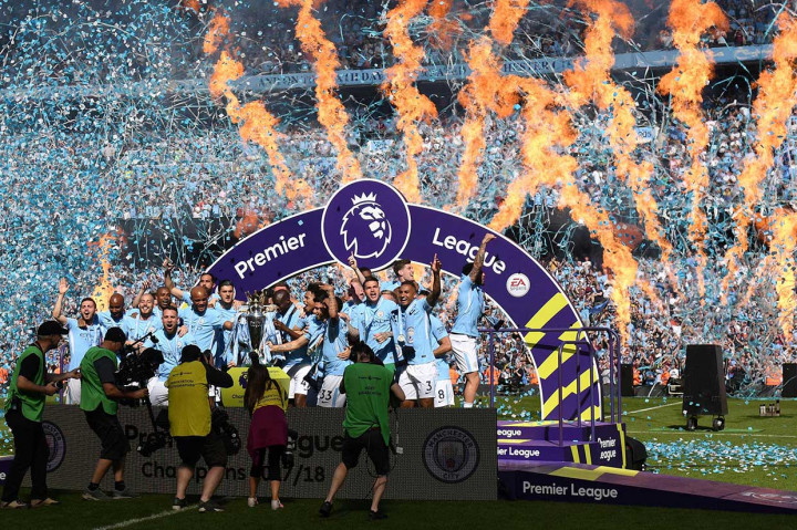 The Citizens telah mengunci gelar Liga Inggris saat kompetisi masih menyisakan 5 pertandingan lagi karena perolehan poin City tidak mungkin lagi dikejar rival-rivalnya.