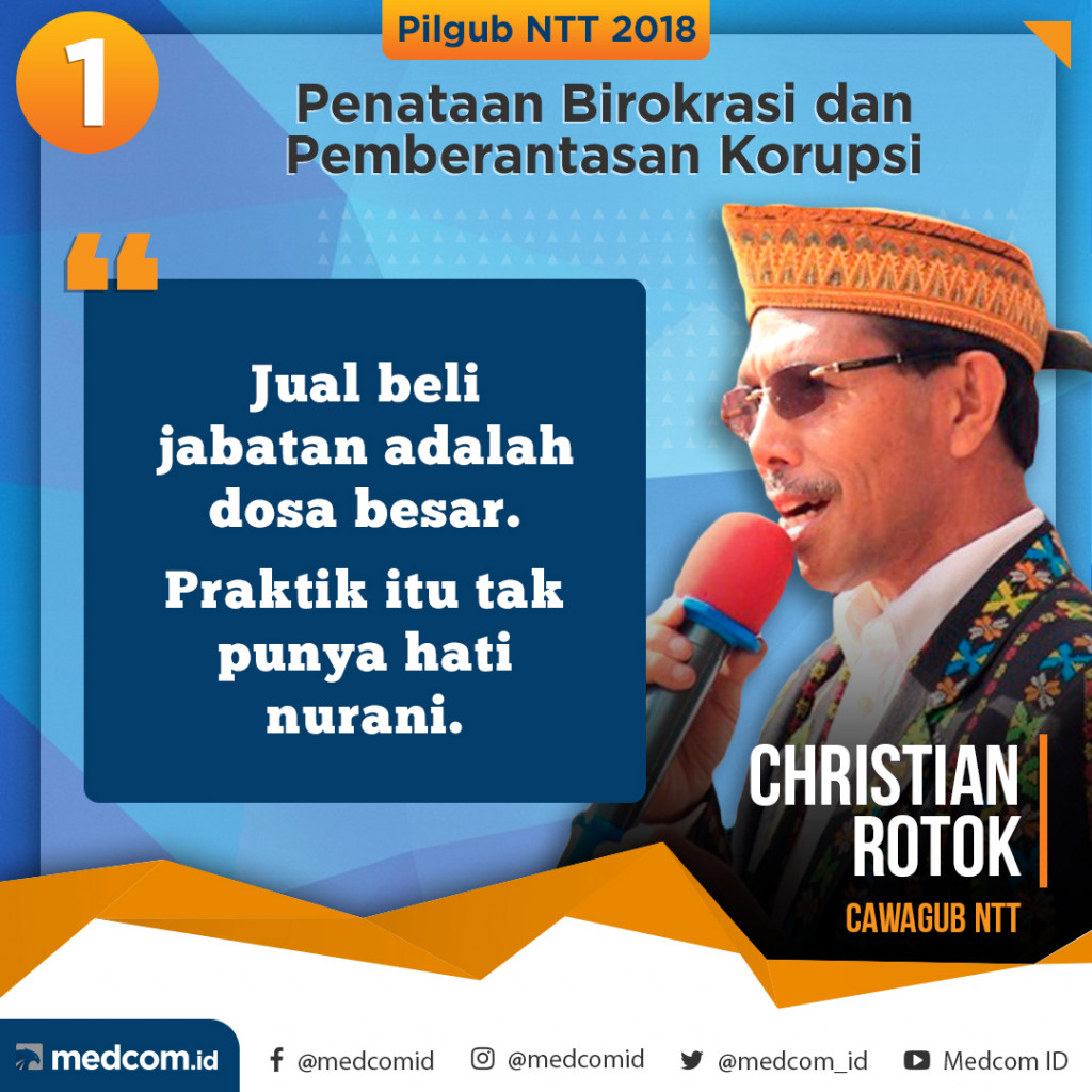 Debat Pilkada 2018: Nusa Tenggara Timur, Pasangan Calon Nomor Urut 1