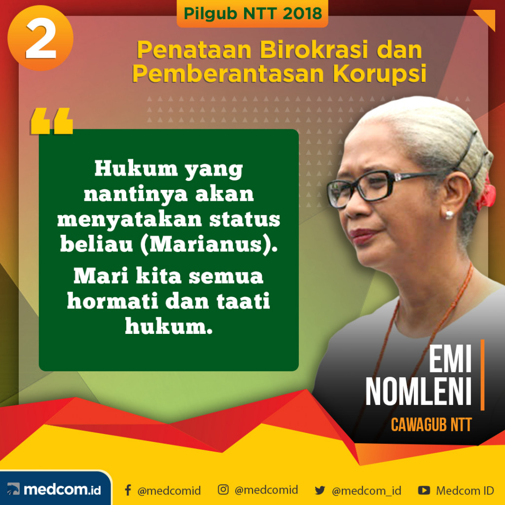 Debat Pilkada 2018: Nusa Tenggara Timur, Pasangan Calon Nomor Urut 2