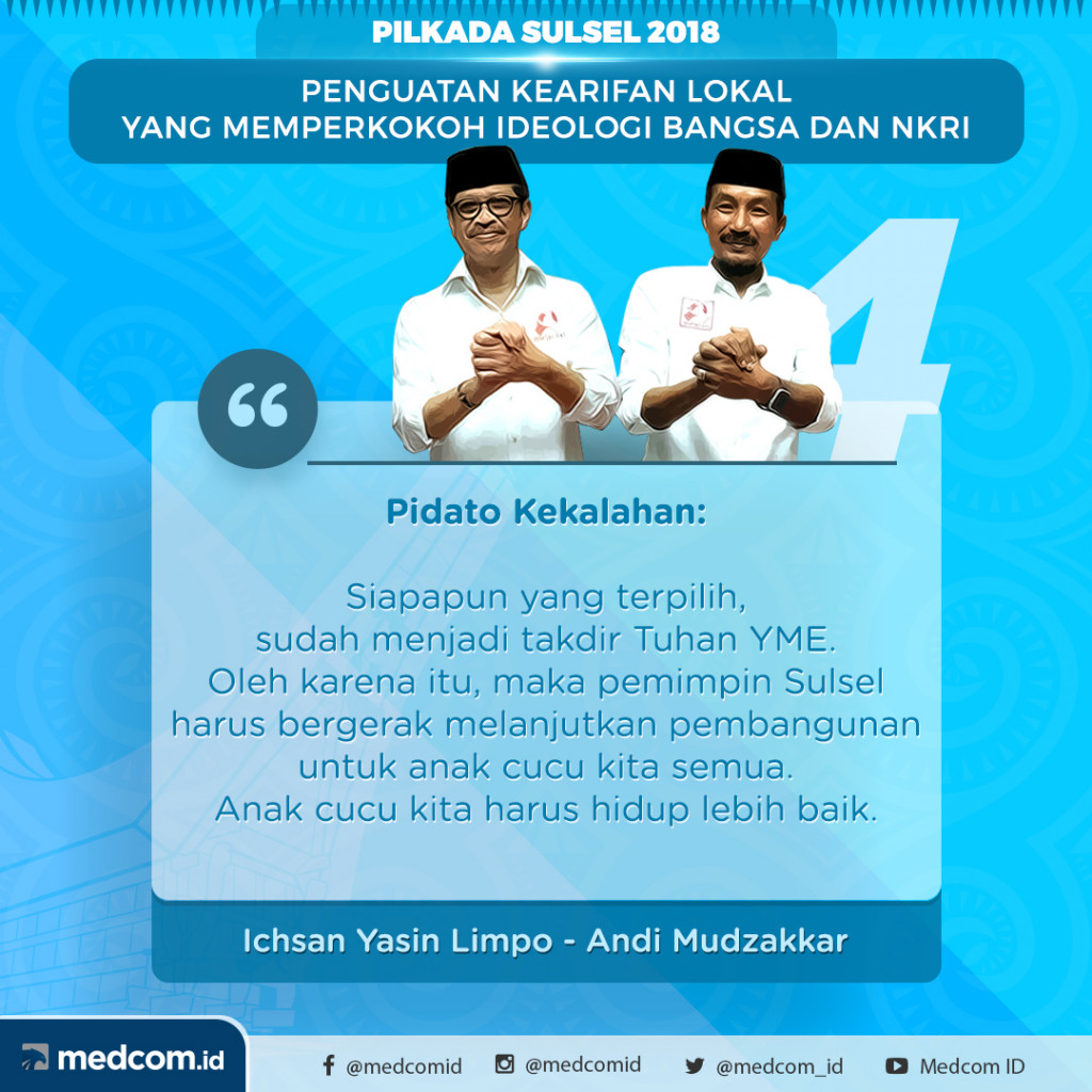 Debat Pilkada 2018: Sulawesi Selatan, Pasangan Calon Nomor Urut 4
