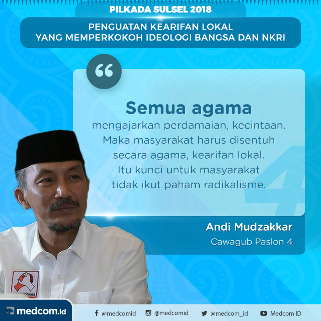 Debat Pilkada 2018: Sulawesi Selatan, Pasangan Calon Nomor Urut 4